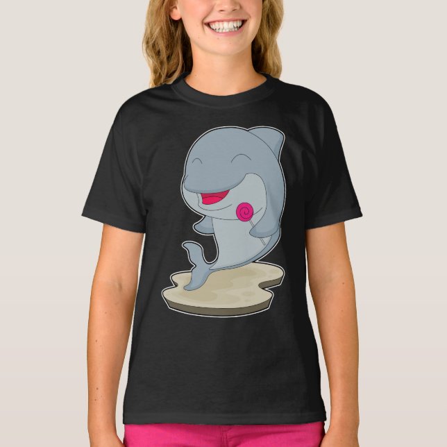 Dolphin Lollipop T-Shirt (Vorderseite)
