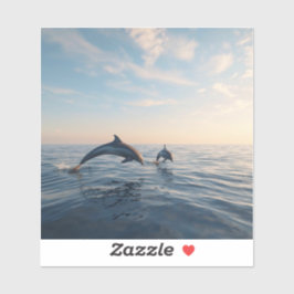 Dolphin love aufkleber