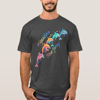 Dolphin Lover Brigantine NJ Familienurlaub T-Shirt