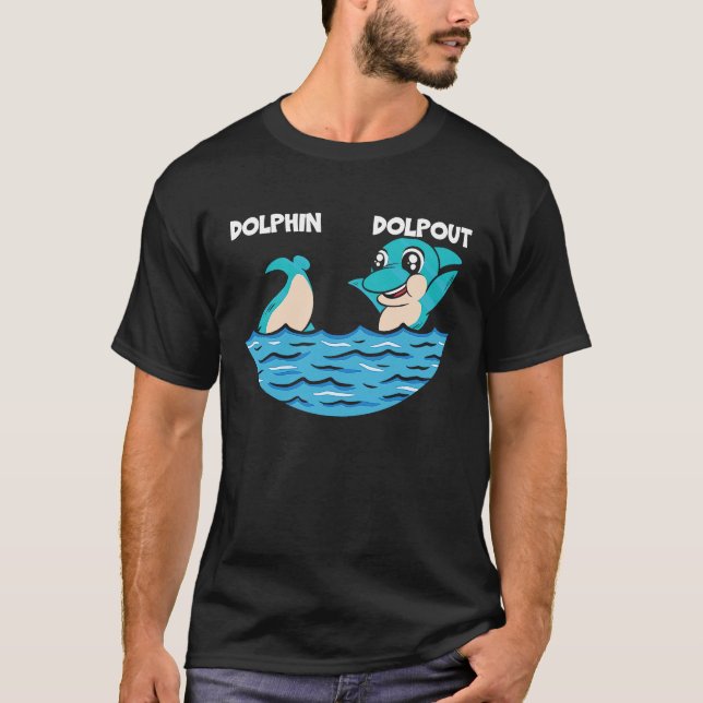 Dolphin Lover Marine Biology Underwater Animal 11 T-Shirt (Vorderseite)