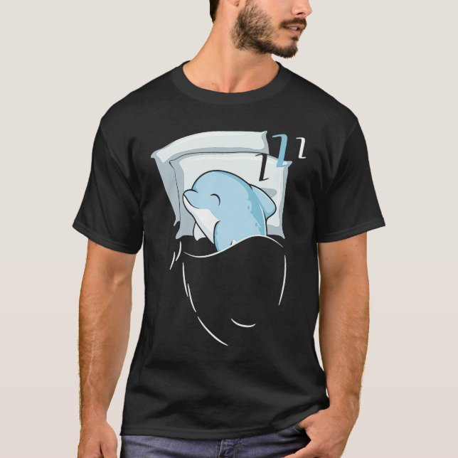 Dolphin Lover Marine Biology Underwater Animal 7 T-Shirt (Vorderseite)