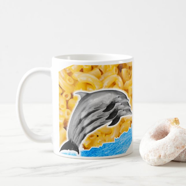 DOLPHIN MACARONI UND KÄSE TASSE (Mit Donut)