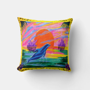 Dolphin Magic Throw Kissen
