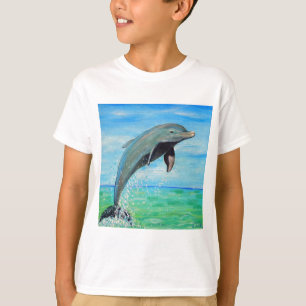 Dolphin-Malerei T-Shirt