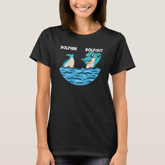 Dolphin Marine Biology Underwater Animal  9 T-Shirt (Vorderseite)