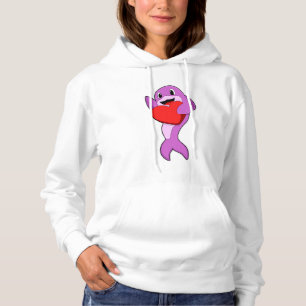 Dolphin mit Herz Hoodie