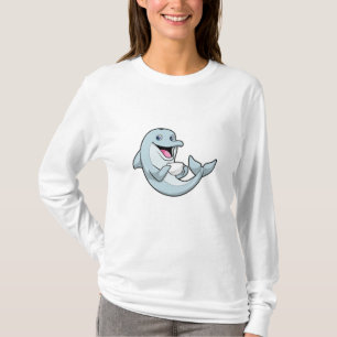 Dolphin mit Kaffee-Cup T-Shirt