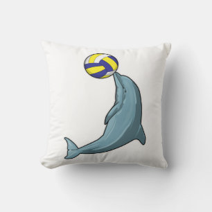 Dolphin mit Volleyball Kissen