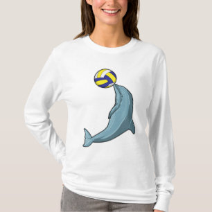 Dolphin mit Volleyball T-Shirt