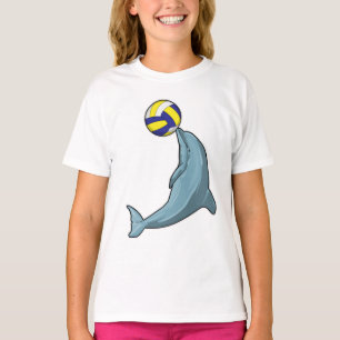 Dolphin mit Volleyball T-Shirt