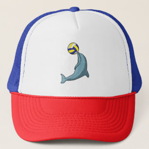 Dolphin mit Volleyball Truckerkappe