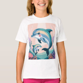 Dolphin Mom and Baby T-Shirt