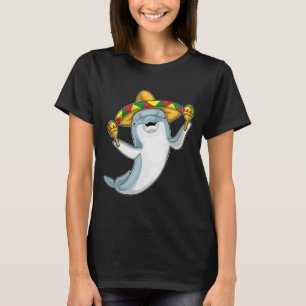 Dolphin Musician Maracas Music T-Shirt