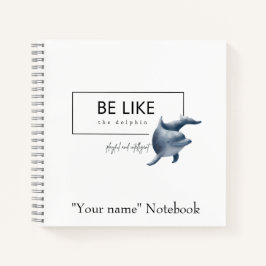 Dolphin-Notebook Notizbuch