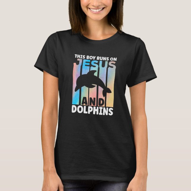 Dolphin Outfit for Dolphin Lovers Apparel for Boys T-Shirt (Vorderseite)