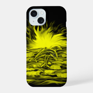 Dolphin-Paar im Sonnenschein iPhone 15 Hülle