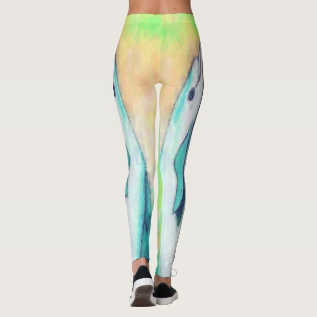 Dolphin Painting Leggings (Rückseite)