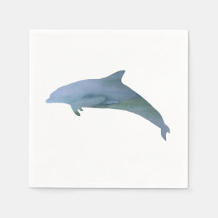 Dolphin Painting Ocean Paper Napkin Serviette