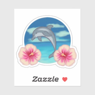 Dolphin Paradise Aufkleber