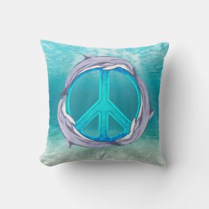 Dolphin Peace Kissen