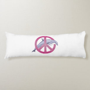 Dolphin Peace Pink Seitenschläferkissen