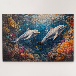 Dolphin Pod Coral Reef Puzzle