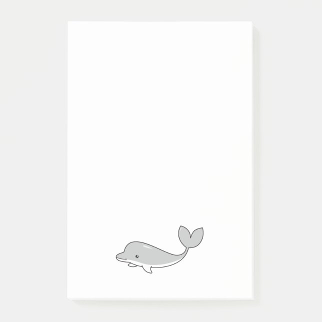 Dolphin Post-it Klebezettel (Vorderseite)