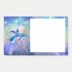 Dolphin Post it Notes Delphine Couple Sticky Notes Post-it Klebezettel