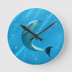 Dolphin Runde Wanduhr
