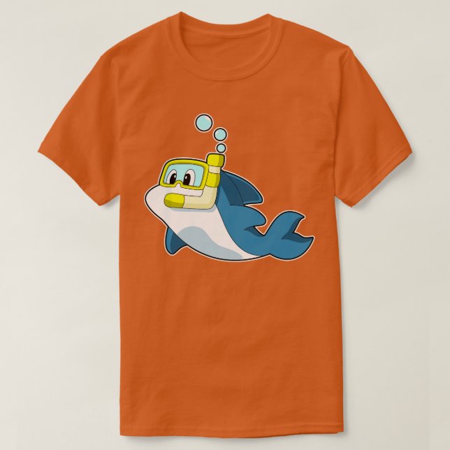 Dolphin Schnorchel T-Shirt (Design vorne)