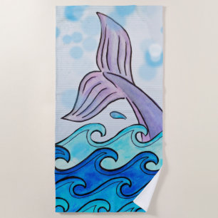 Dolphin-Schwanz Strandtuch