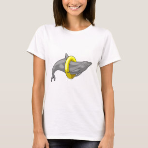 Dolphin Schwimmen Lifebuoy T-Shirt