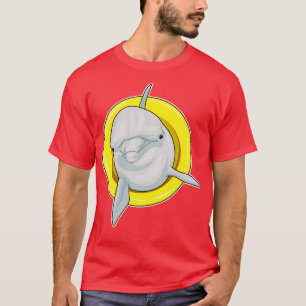 Dolphin Schwimmen Lifebuoy T-Shirt