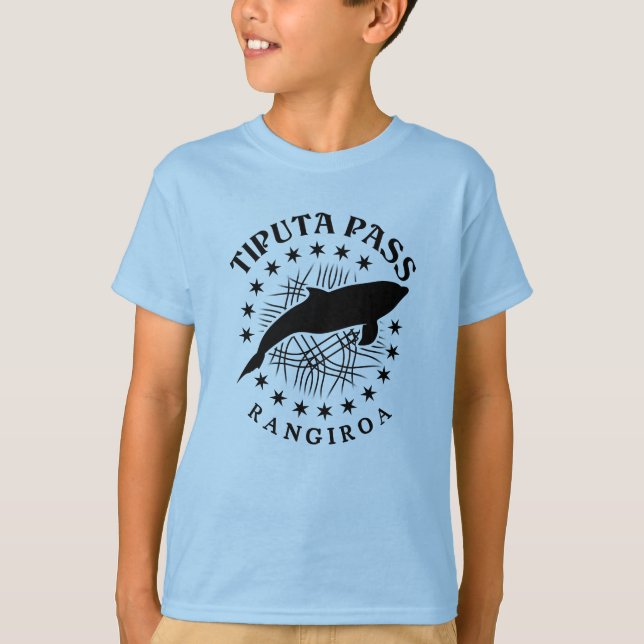 Dolphin Scuba Diving Rangiroa Lagoon - Tiputa Pass T-Shirt (Vorderseite)