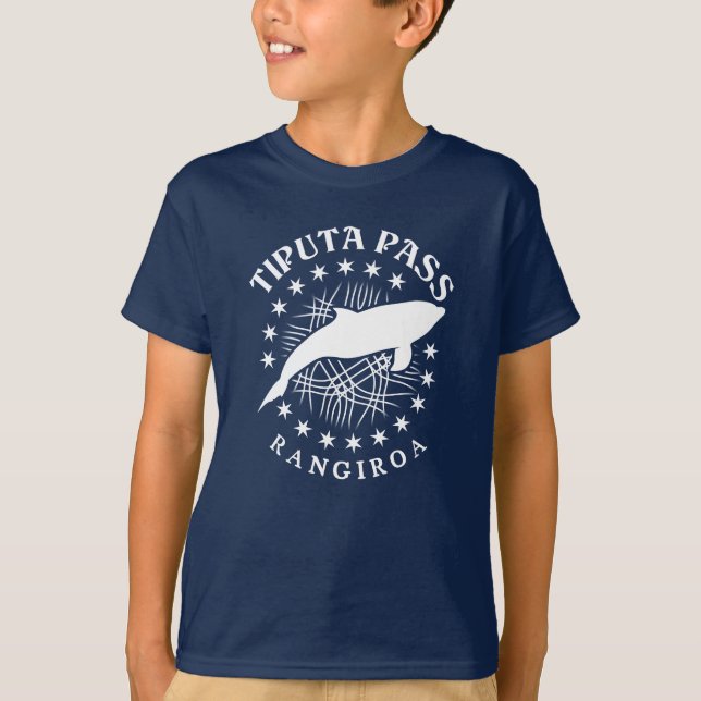 Dolphin Scuba Diving Rangiroa Lagoon - Tiputa Pass T-Shirt (Vorderseite)