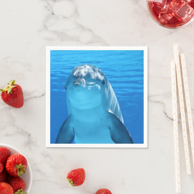 Dolphin Serviette (Beispiel)