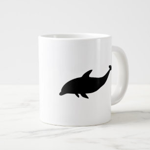 Dolphin-Silhouette Jumbo-Tasse