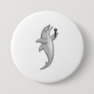 Dolphin Singer Mikrofon Button