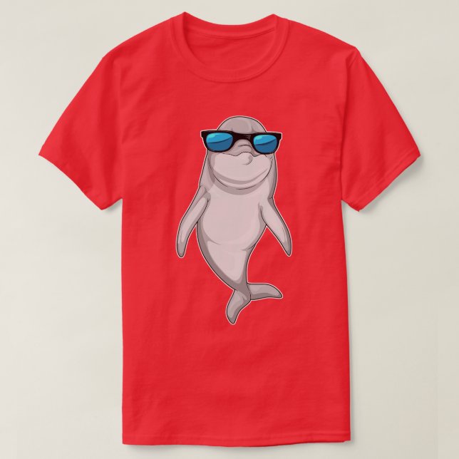 Dolphin-Sonnenbrille T-Shirt (Design vorne)