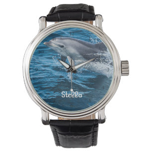Dolphin Splashing Personalisiert Watch Armbanduhr