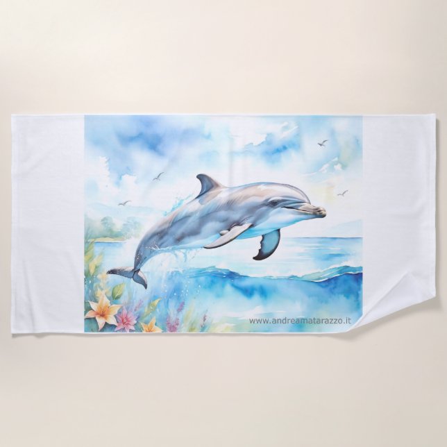 Dolphin Strandtuch (Vorderseite)