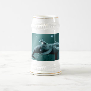 Dolphin-Traum Bierglas
