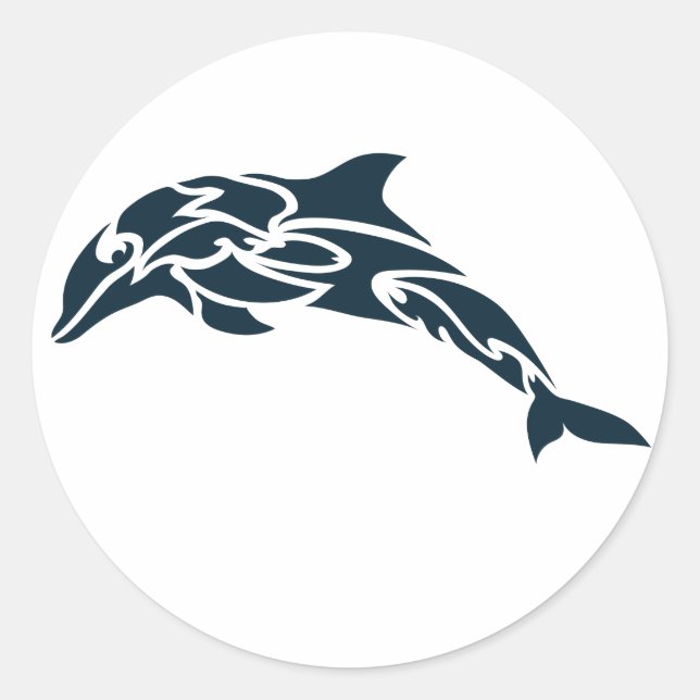 Dolphin-Umschlag Aufkleber (Vorderseite)