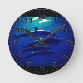 Dolphin Wall Clock Runde Wanduhr
