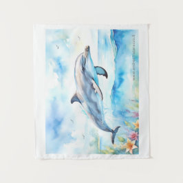 Dolphin Wandteppich