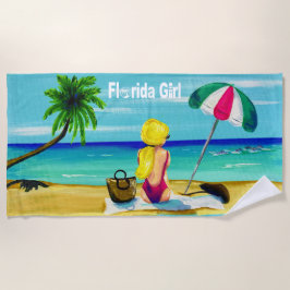 Dolphin Watchin Strandtuch von Florida Girl