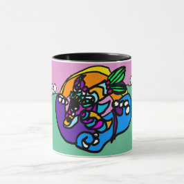 Dolphin wave tasse