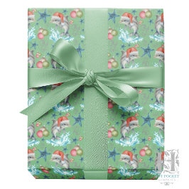 Dolphin Weihnachtswrapping Paper Geschenkpapier