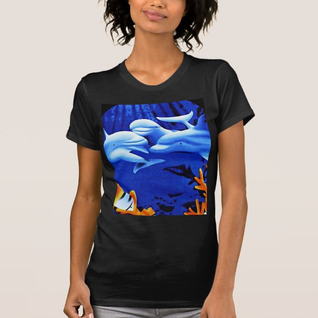 Dolphin-Welt T-Shirt (Vorderseite)