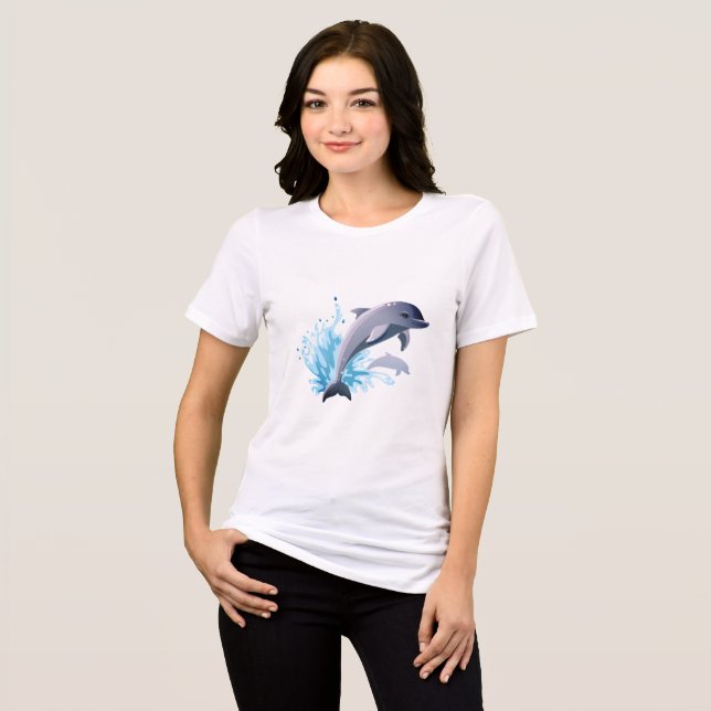 Dolphin Women's T - Shirt (Vorderseite voll)